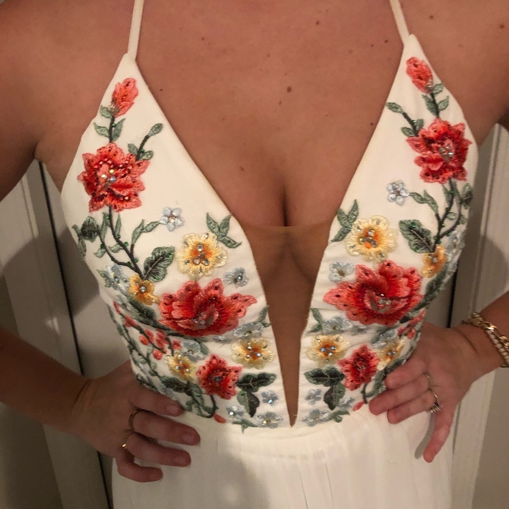 Floral print prom/ homecoming dress - Picture 8 of 10